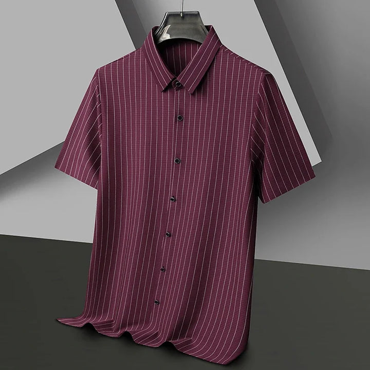 Mason Striped Short-Sleeve Shirt - London Lake