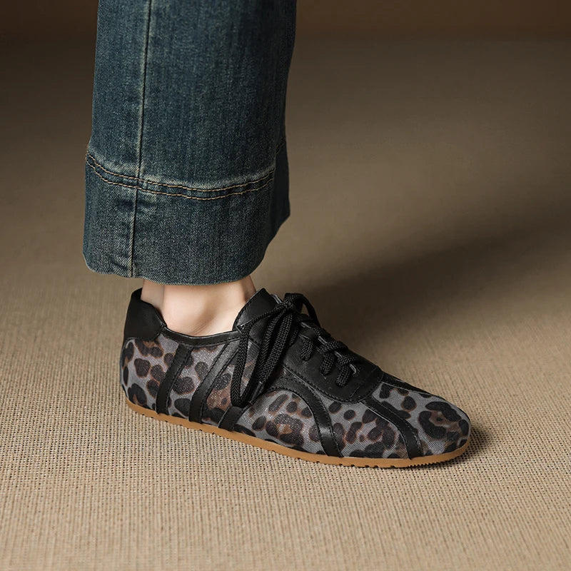 Leopard Mesh Sneakers - London Lake
