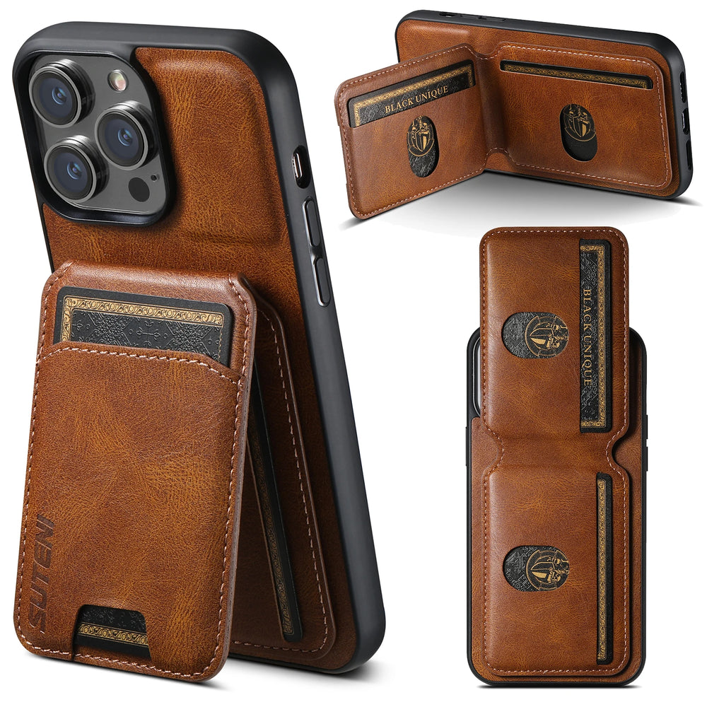 Heritage Leather iPhone Case - London Lake
