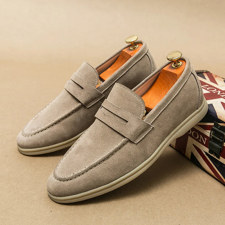 Kensley Suede Loafers - London Lake
