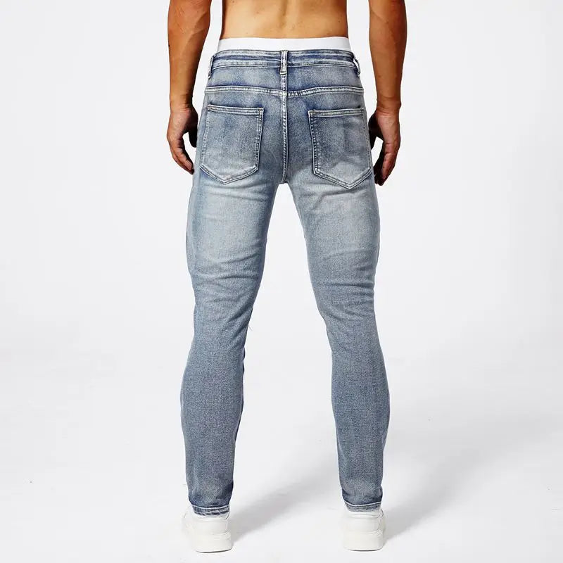 Urban Stitch Distressed Skinny Jeans - London Lake