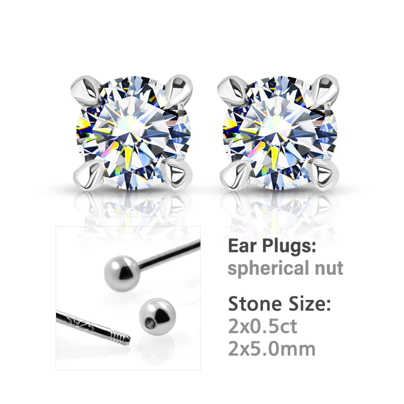 Celeste Moissanite Earrings - London Lake