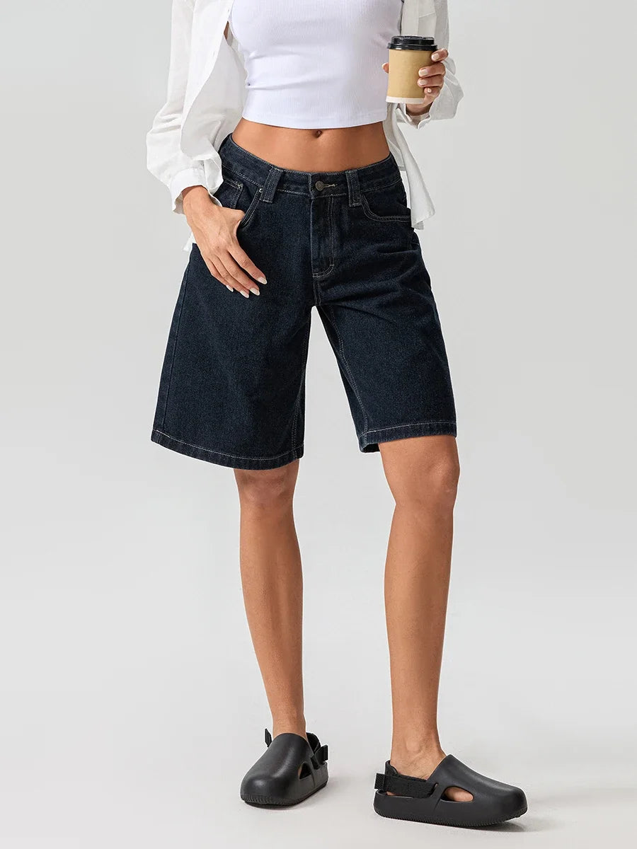 Bermuda Denim Shorts - London Lake