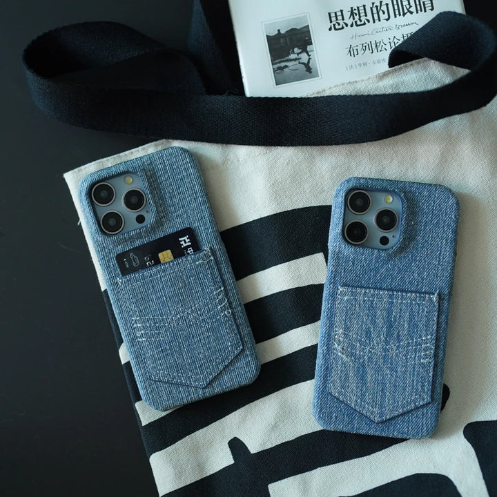 TrueStitch Denim iPhone Case - London Lake