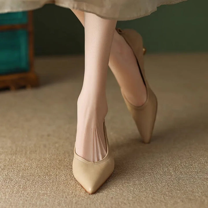Maison Ballet Kitten Heels - London Lake