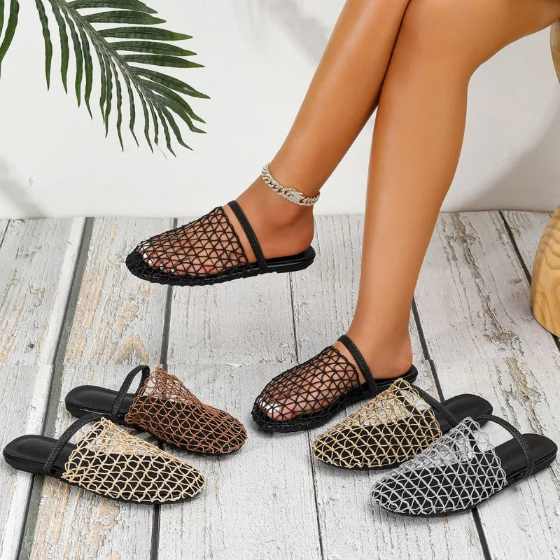 Summer Mesh Sandals - London Lake