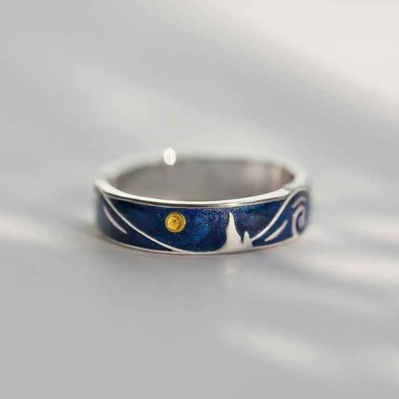 Moonlit Serenade Rings - London Lake