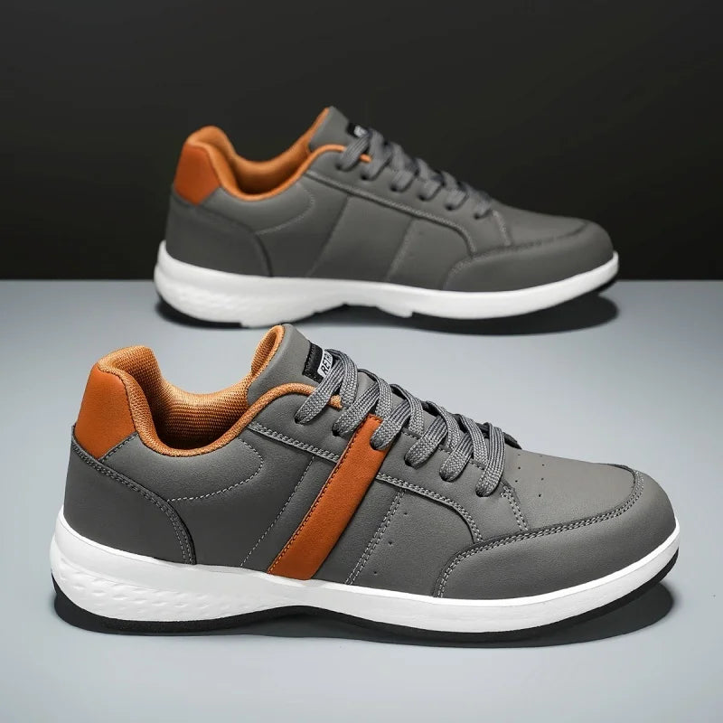 Retro Leather Sneakers - London Lake