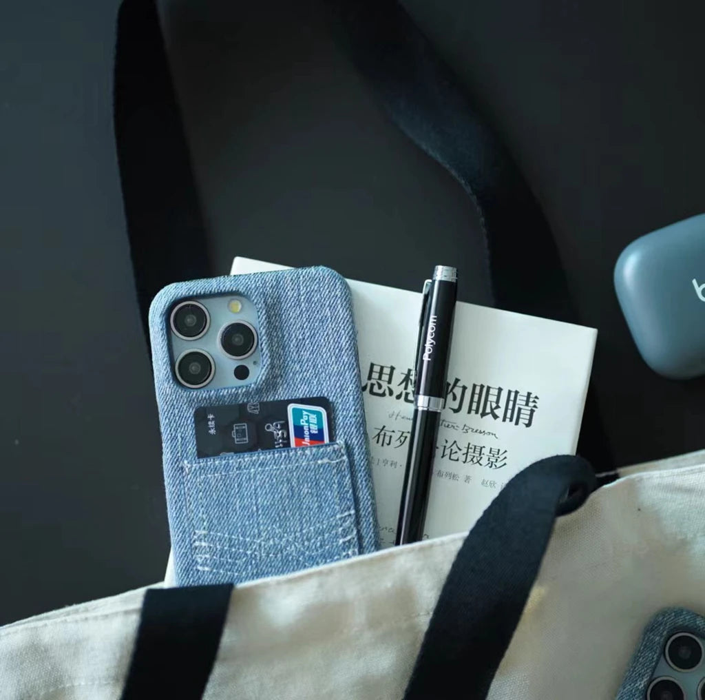 TrueStitch Denim iPhone Case - London Lake
