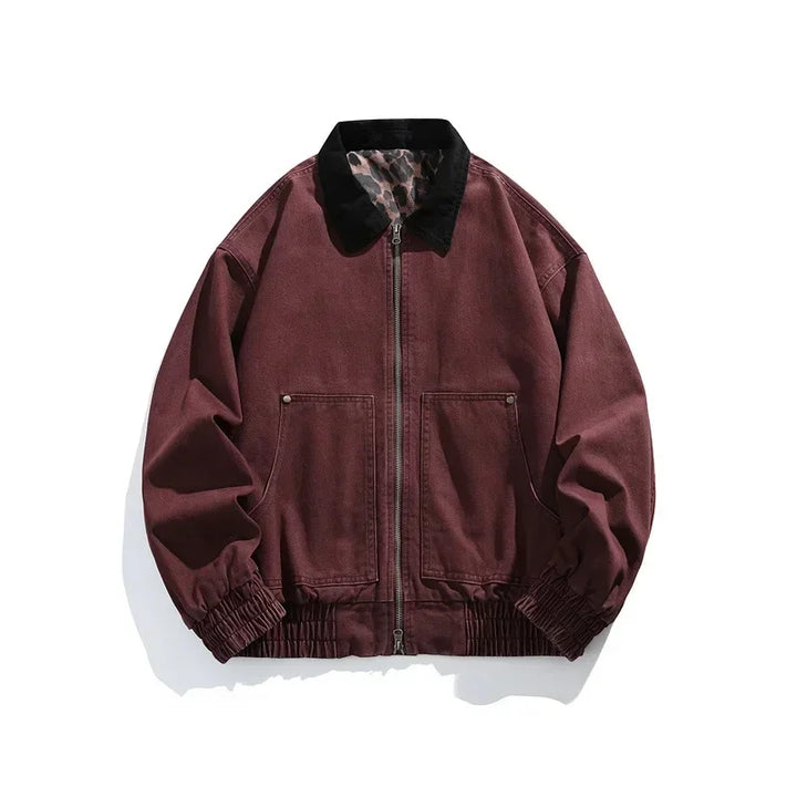Hampton Denim Bomber Jacket - London Lake