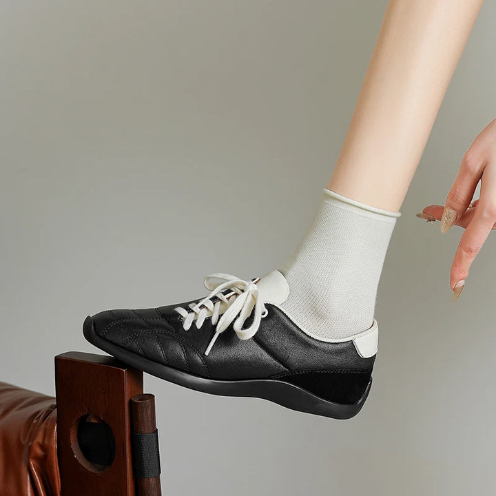 Camden Lace-Up Leather Sneakers - London Lake