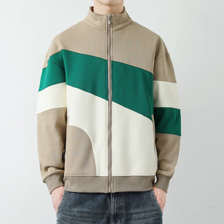 BlockShift Zip-Up Jacket - London Lake