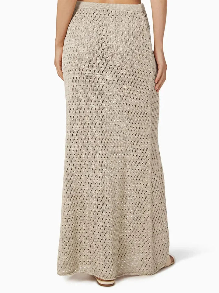 Marina Tides Maxi Skirt - London Lake