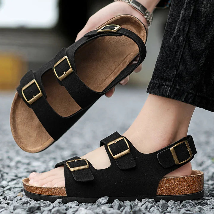 Harbor Buckle Sandals - London Lake