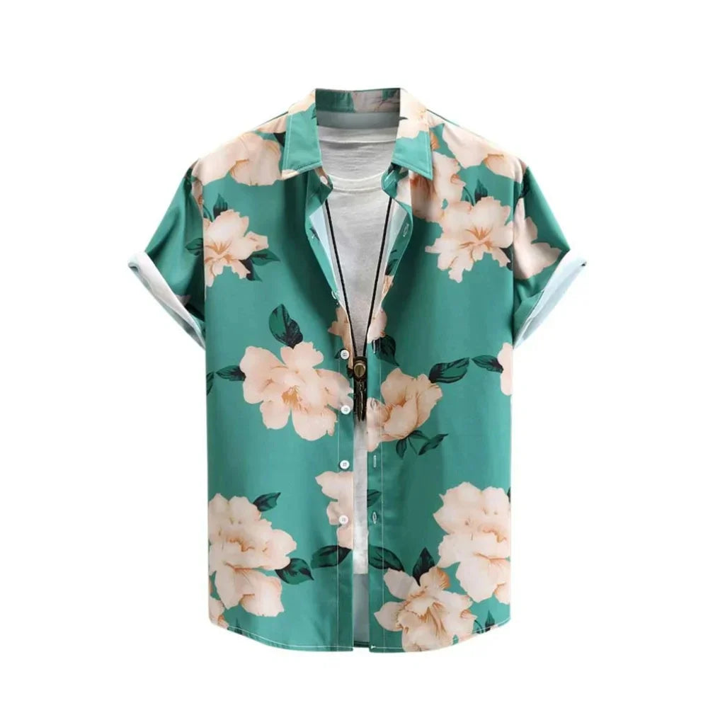Floral Breeze Button-Up Shirt - London Lake