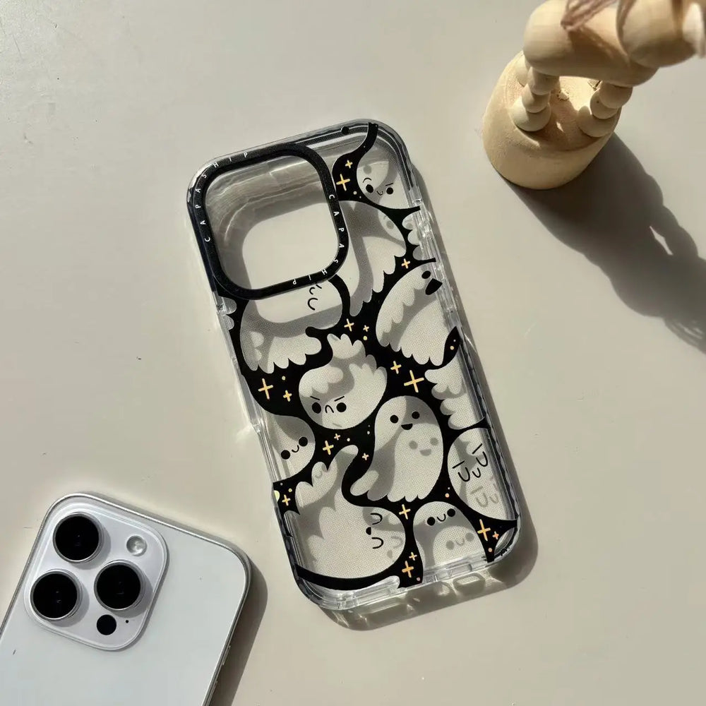 Ghostly Charm iPhone Case - London Lake