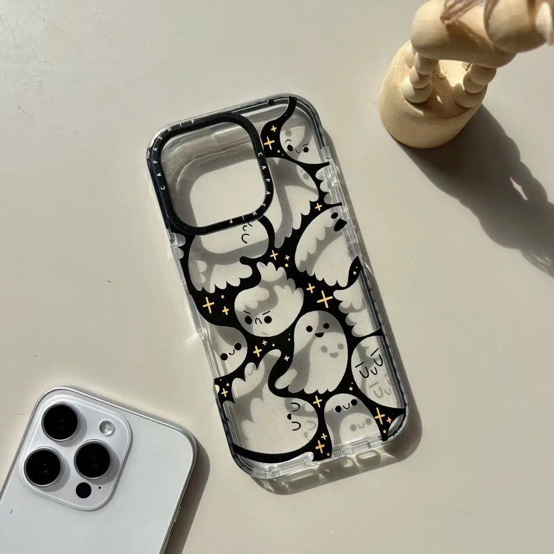 Ghostly Charm iPhone Case - London Lake