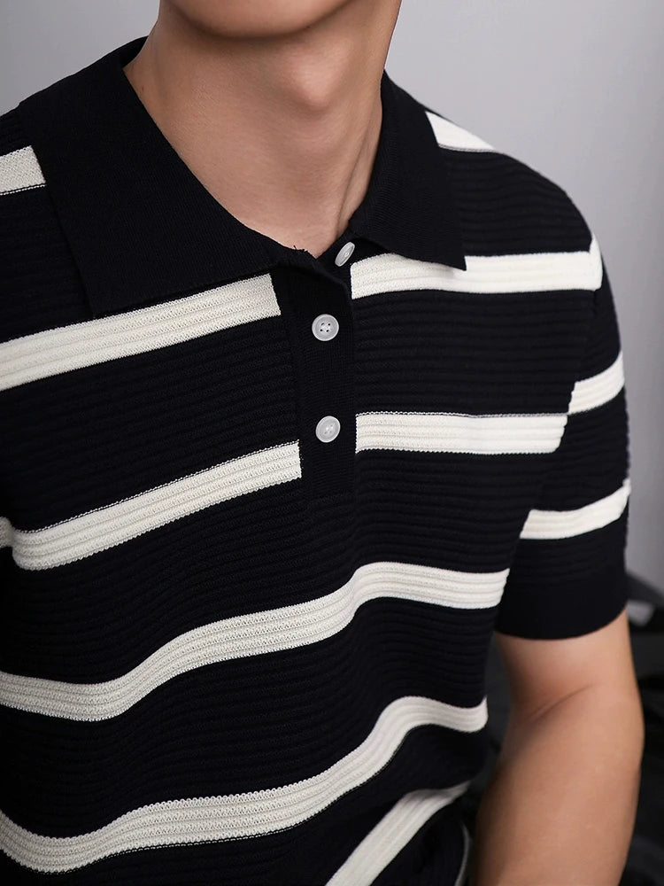 Portside Knit Polo - London Lake