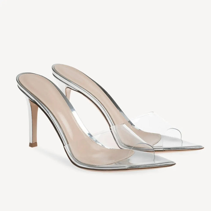 Elle Peep Toe Heels - London Lake