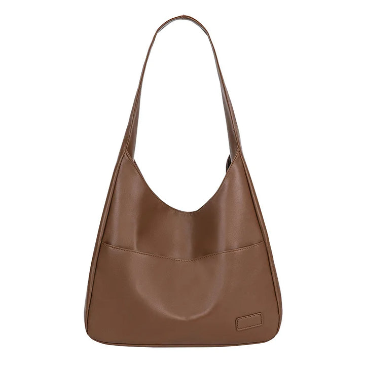 Elise Leather Shoulder Bag - London Lake