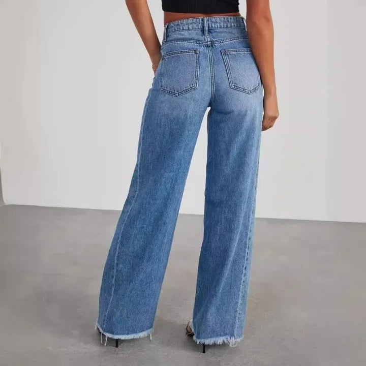 Idol High Rise Straight Jeans - London Lake