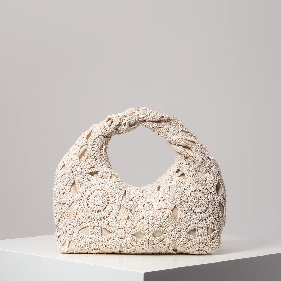 Amalfi Crochet Handbag - London Lake