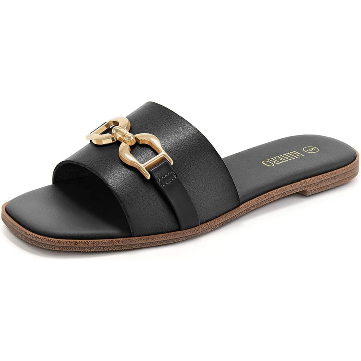 Marina Buckle Sandals - London Lake
