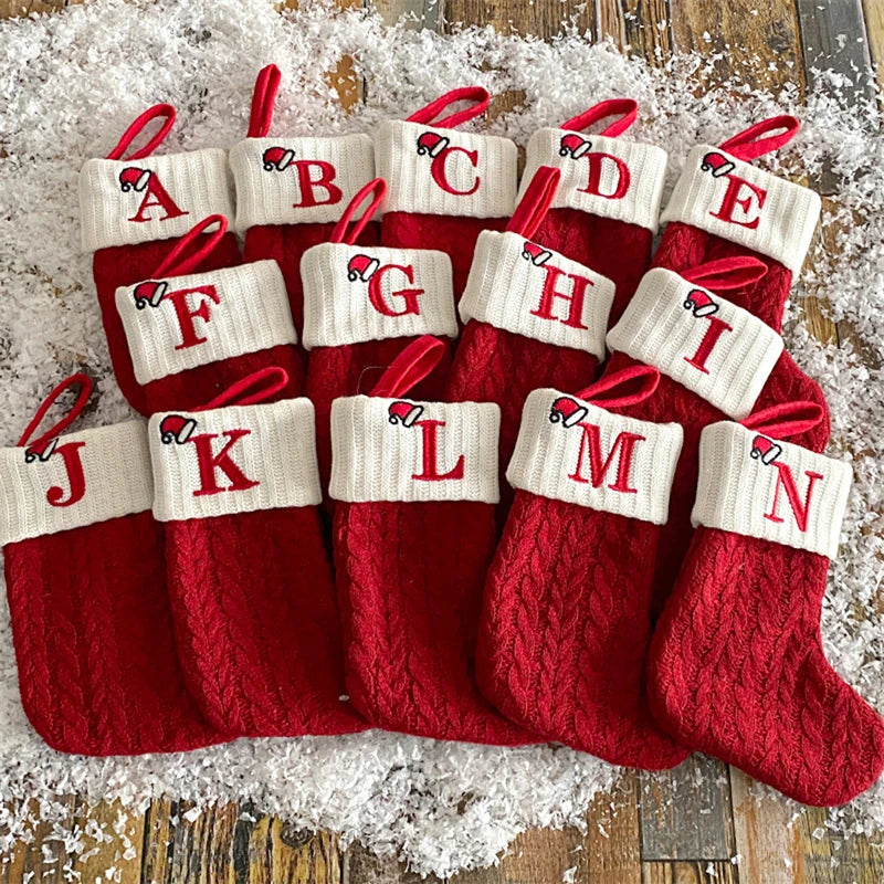 Merry & Monogrammed Stockings - London Lake