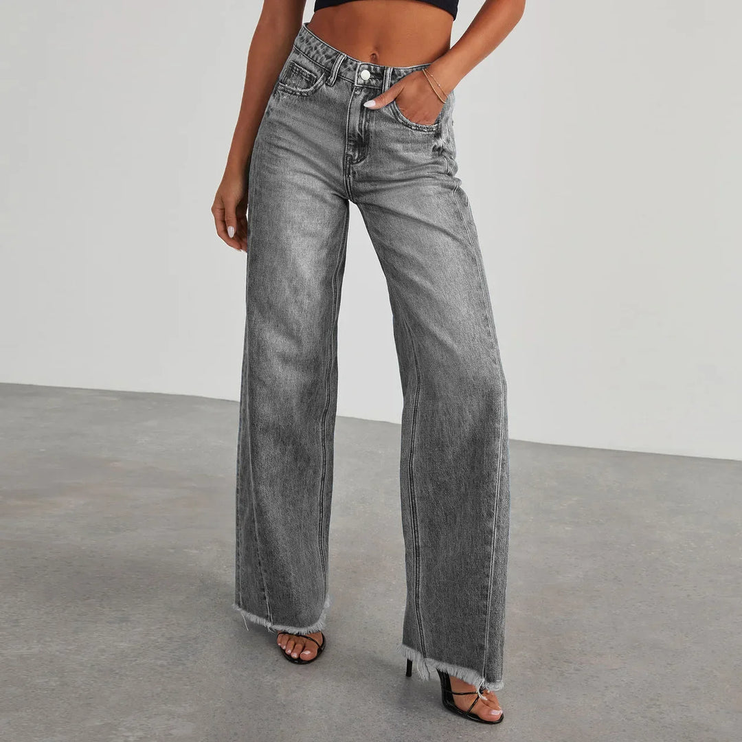 Idol High Rise Straight Jeans - London Lake