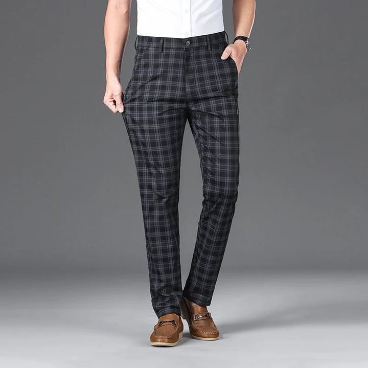 Clubhouse Plaid Trousers - London Lake