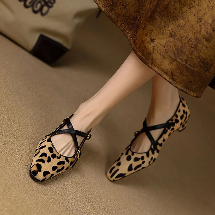 Leona Leather Mary Janes - London Lake