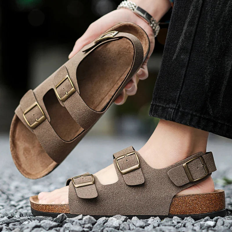 Harbor Buckle Sandals - London Lake