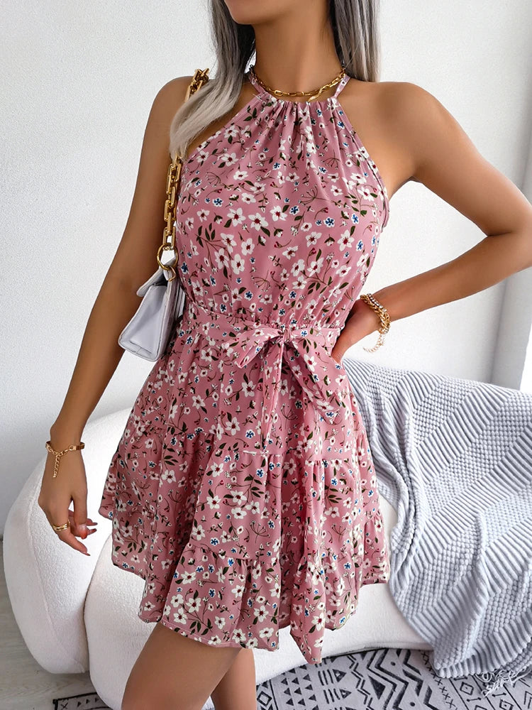 Vivienne Bloom Dress - London Lake