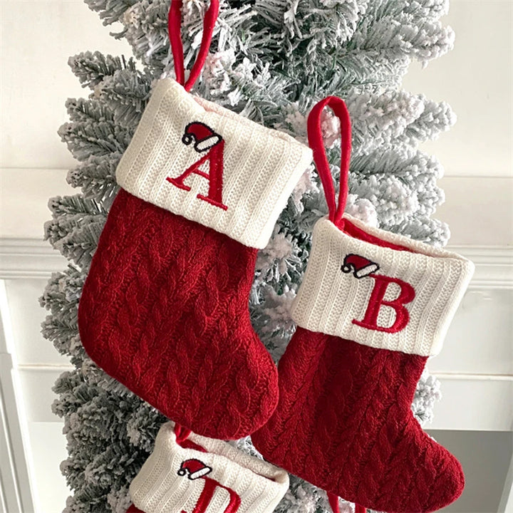 Merry & Monogrammed Stockings - London Lake