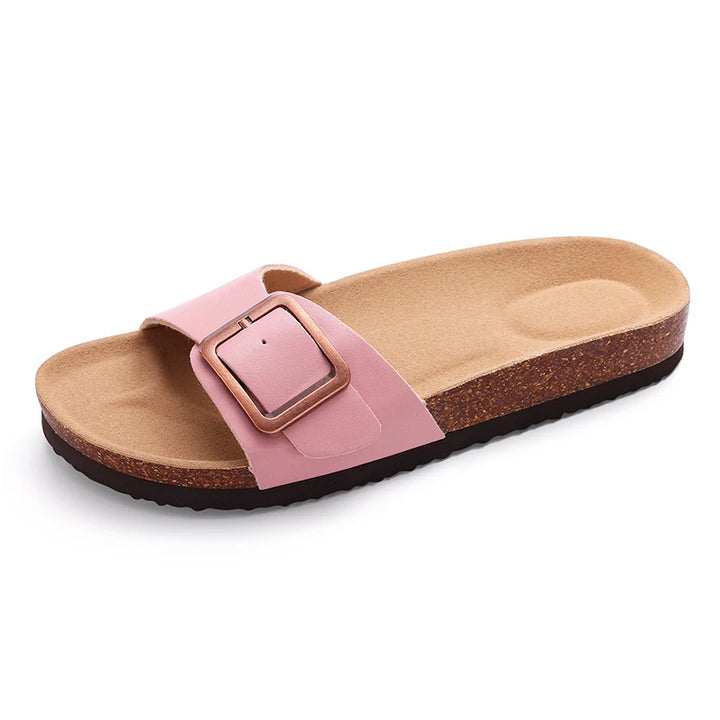 Terra Buckle Sandals - London Lake