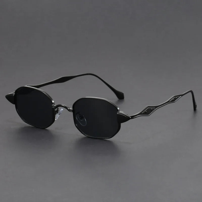Harper Metal Framed Sunglasses - London Lake
