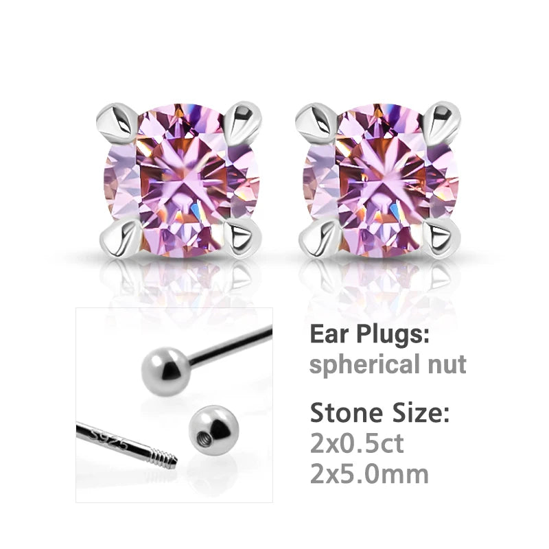 Celeste Moissanite Earrings - London Lake