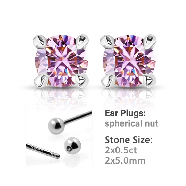 Celeste Moissanite Earrings - London Lake