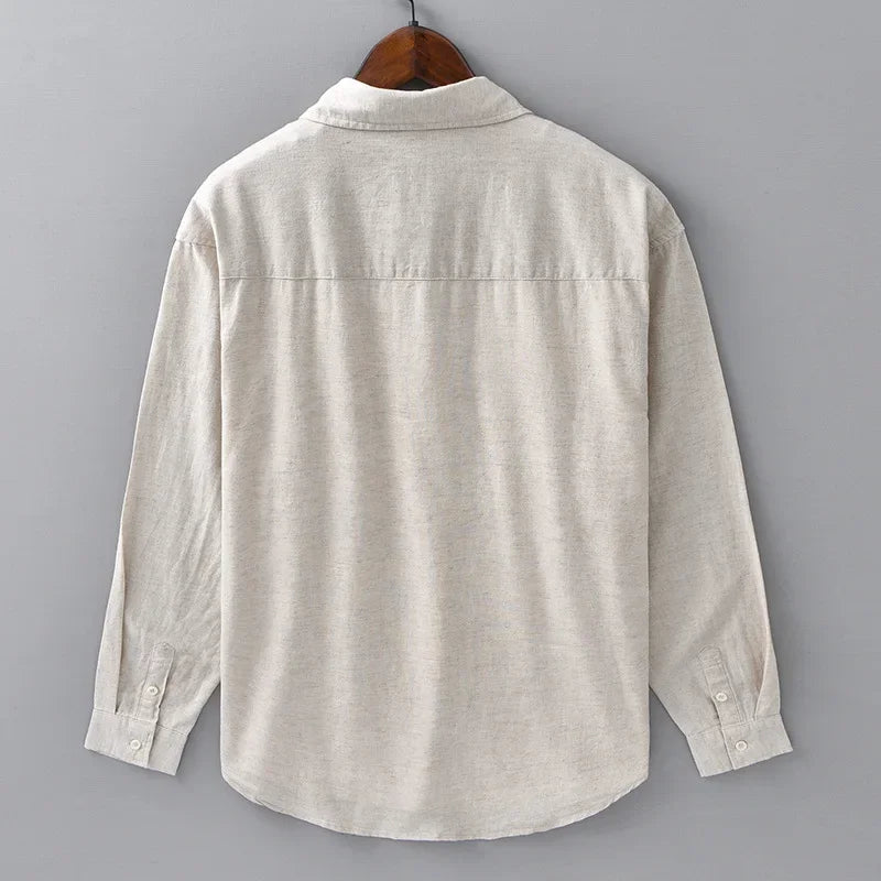 Bayside Linen Shirt - London Lake