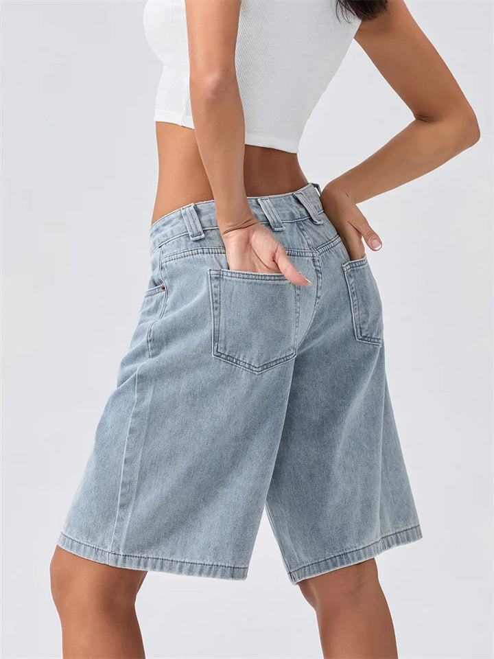 Bermuda Denim Shorts - London Lake