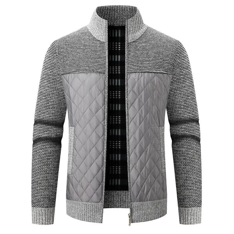 Warm Knit Cardigan Jacket - London Lake