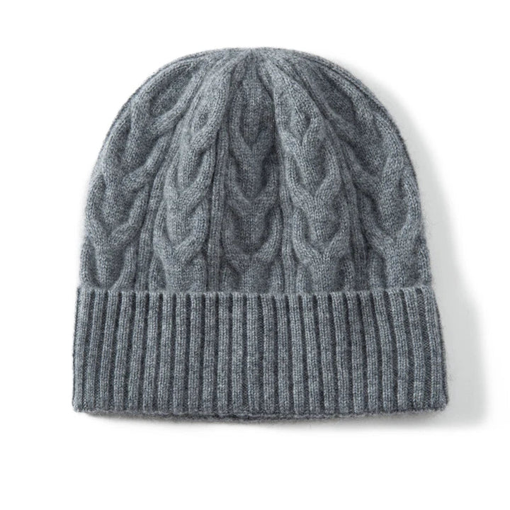 Norwood Cable Wool Beanie - London Lake