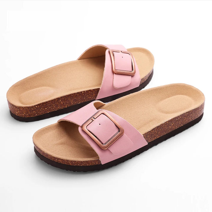 Terra Buckle Sandals - London Lake