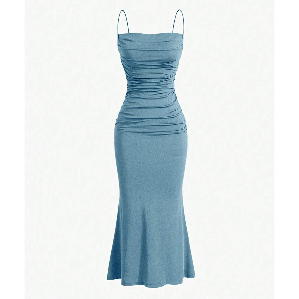 Céline Maxi Dress - London Lake