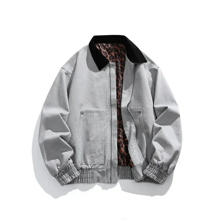Hampton Denim Bomber Jacket - London Lake
