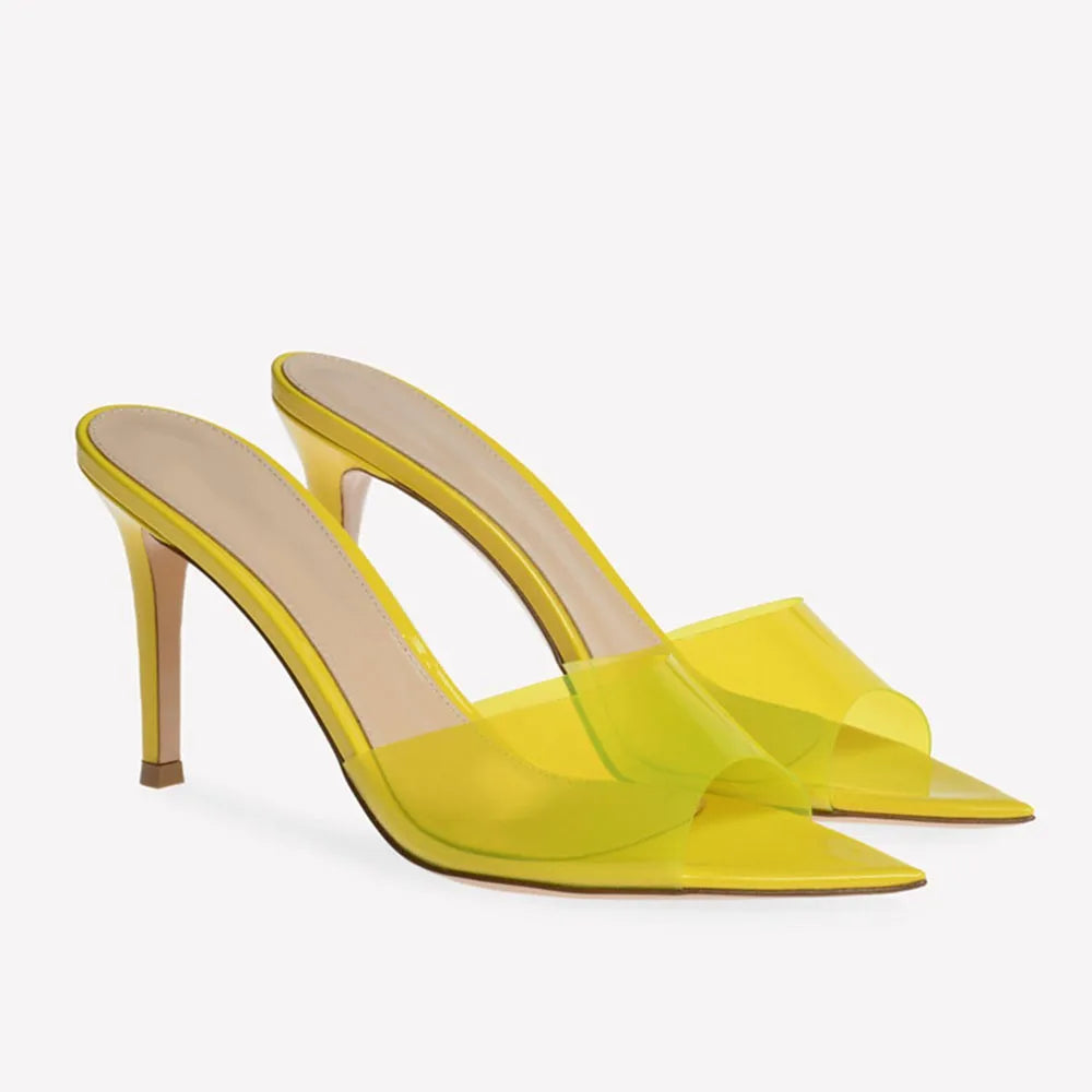Elle Peep Toe Heels - London Lake