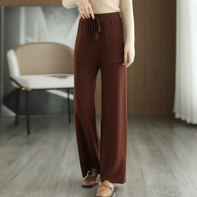Whisper Wool Trousers - London Lake