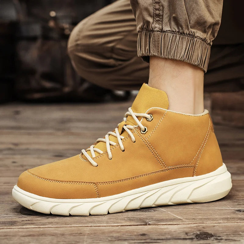 Hudson Leather Sneakers - London Lake
