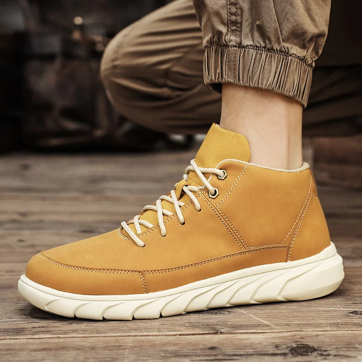 Hudson Leather Sneakers - London Lake