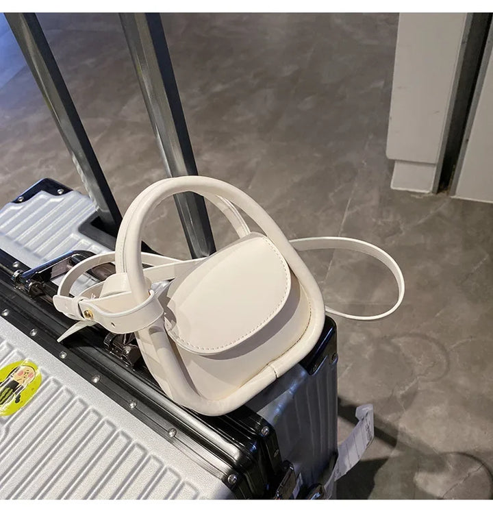 Alba Petite Faux Leather Crossbody Bag - London Lake